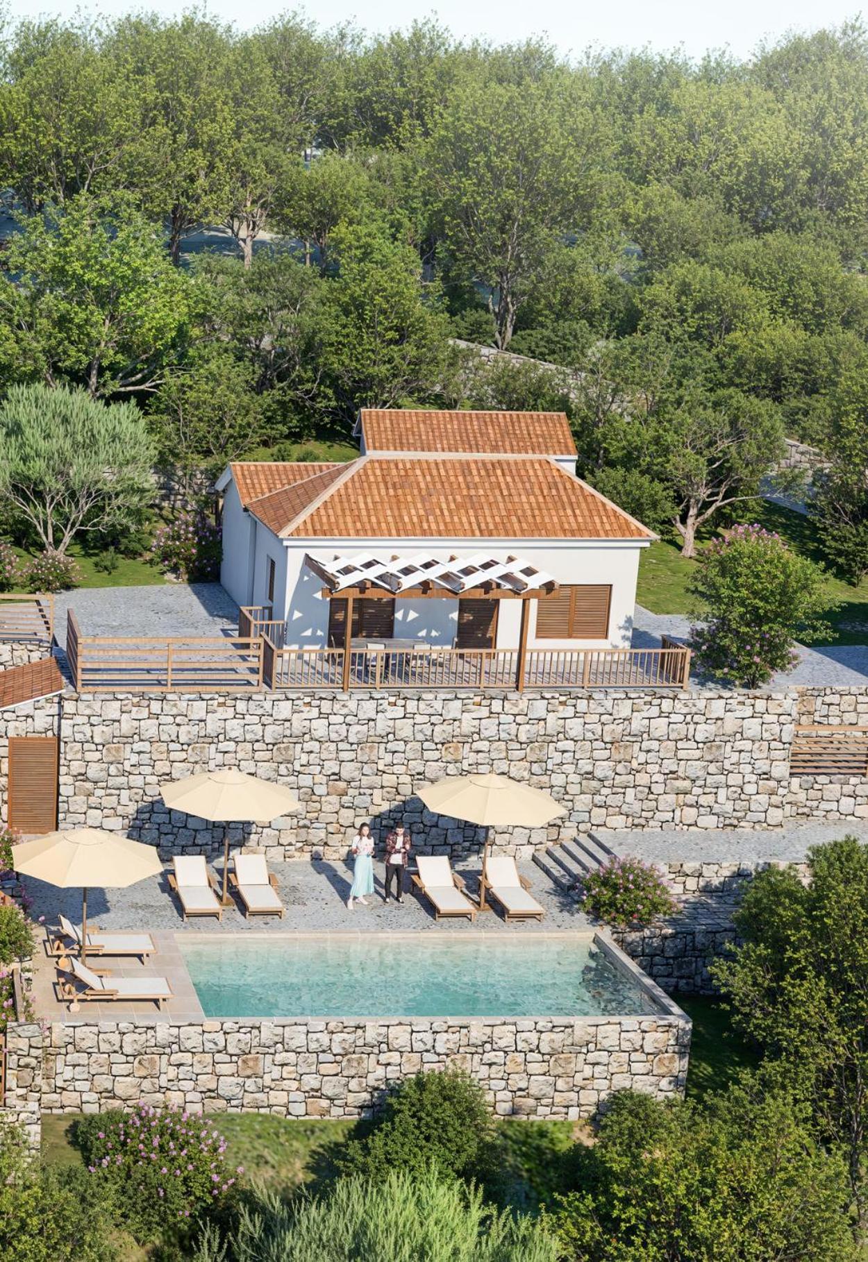 Vozas Villas - Traditional Houses With Great View Tragaki Eksteriør bilde