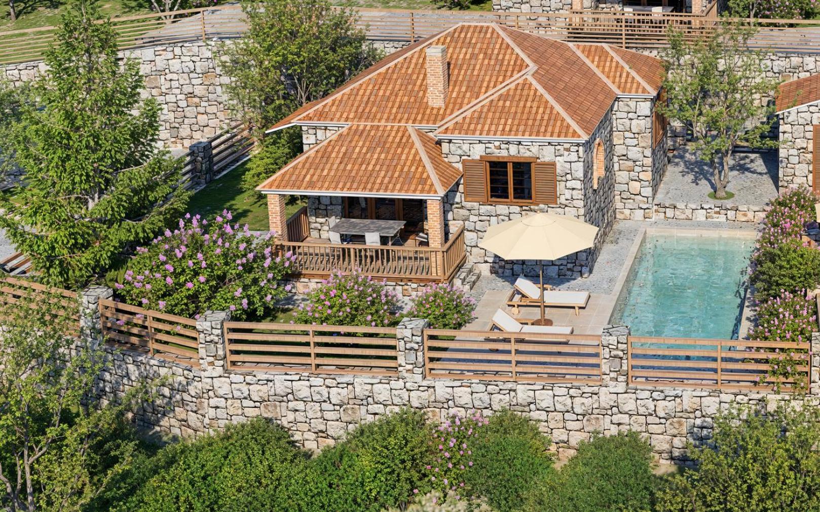 Vozas Villas - Traditional Houses With Great View Tragaki Eksteriør bilde
